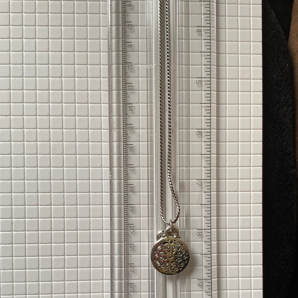 Brighton’s Silver Ferrara Petite dual Pendant Necklace - Picture 5 of 6